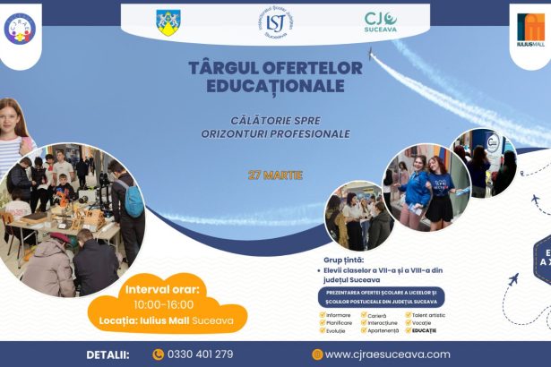 41 de licee din Suceava iau parte la Targul Ofertelor Educationale de la Iulius Mall Vino sa afli mai multe despre oportunitatile de studiu