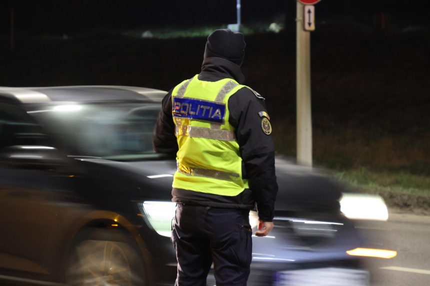 Sofer periculos din Botosani oprit de politisti inainte de a provoca o tragedie