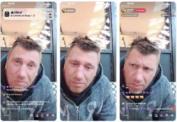 Botosaneanul disparut in Danemarca a fost live pe TikTok in aceasta seara 1