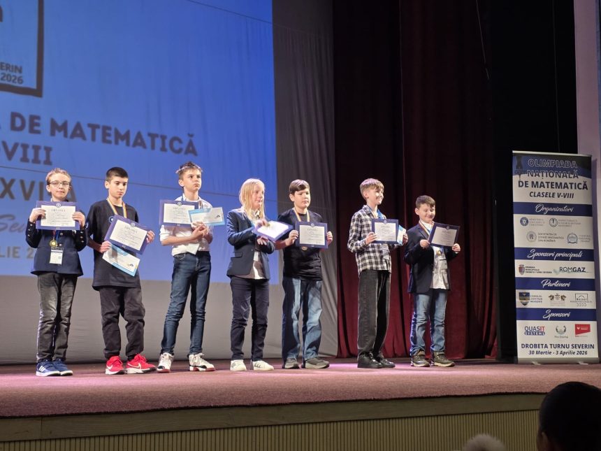 FOTO Excelenta se naste la Botosani Medalii castigate de elevii din Botosani la Olimpiada Nationala de Matematica
