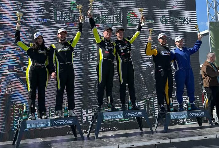 FOTO Ne mandrim Doi botosaneni pe podium la Raliul Harghitei