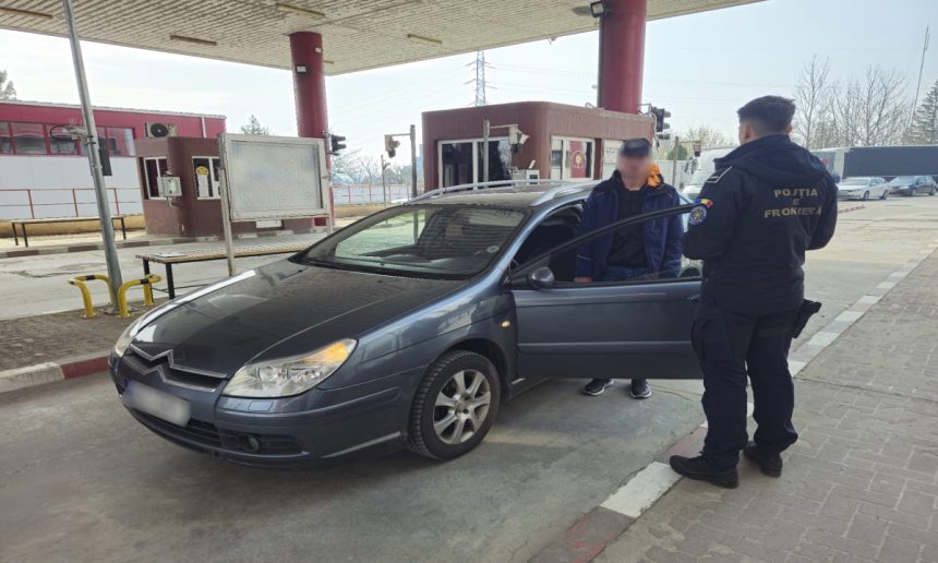 FOTO Tanar de 26 de ani prins de poliistii botosaneni la volan fara permis