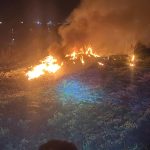 FOTO Traditie riscanta Incendii in doua localitati din Botosani in Noaptea de Inviere