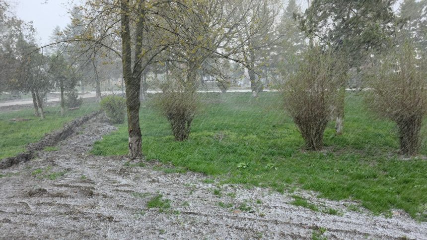 FOTO Zapada mieilor la Botosani Astazi a nins in mai multe zone ale judetului