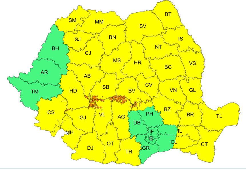 avertisment meteorologic pentru botosani un nou cod galben va intra in vigoare de la ora 1000