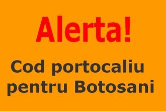 Alerta Cod Portocaliu pentru judeul Botoani Comunicatul de ultim or al meteorologilor