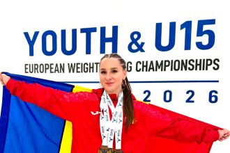 Botosaneanca Maia Andrei tripla campioana europeana la Campionatele continentale de haltere