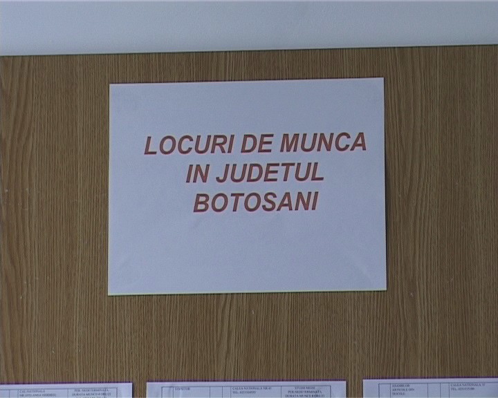 Cauti un loc de munca Iata lista locurilor vacante disponibile in baza de date a AJOFM Botosani pentru saptamana acesta