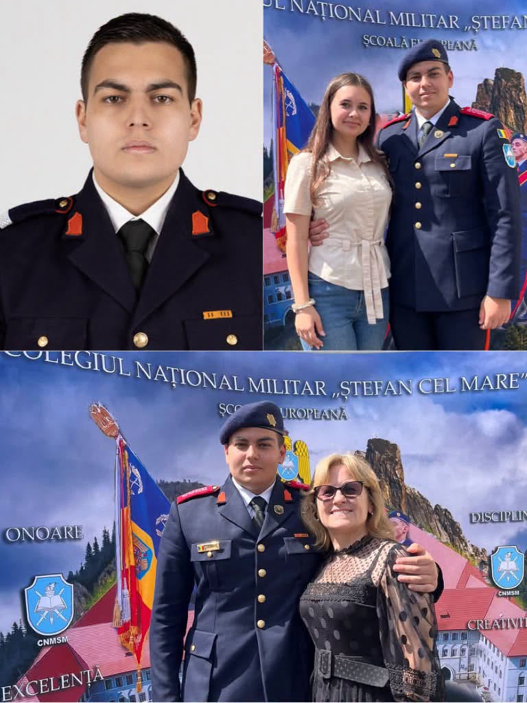 Excelenta in uniforma Alexandru un tanar din Botosani a fost admis pe primul loc la Academia de Tehnica Militara Sora sa ii urmeaza
