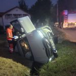 FOTO Accident in judezul Botosani acesta dimineata Un barbat a fost transportat la spital