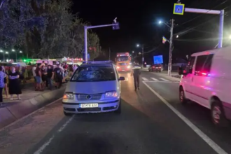 FOTO Accident provocat de un sofer din Botosani A lovit un barbat tata a doi copii
