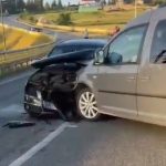 FOTO Au trait momente de groaza Autoturism din Botosani implicat intr un accident rutier