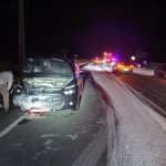 FOTO Circulatie oprita timp de aproape 80 de minute intre Botosani si Suceava din cauza unui accident rutier