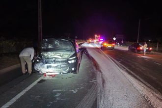 FOTO Circulatie oprita timp de aproape 80 de minute intre Botosani si Suceava din cauza unui accident rutier
