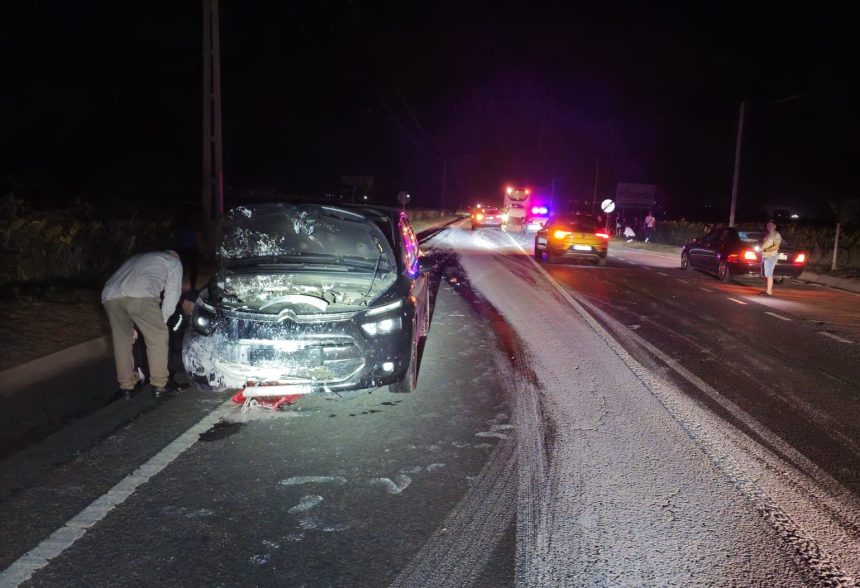 FOTO Circulatie oprita timp de aproape 80 de minute intre Botosani si Suceava din cauza unui accident rutier