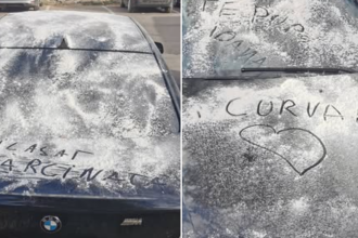 FOTO Cum a descoperit un sofer din Botosani masina sa M ai lasat insarcinata