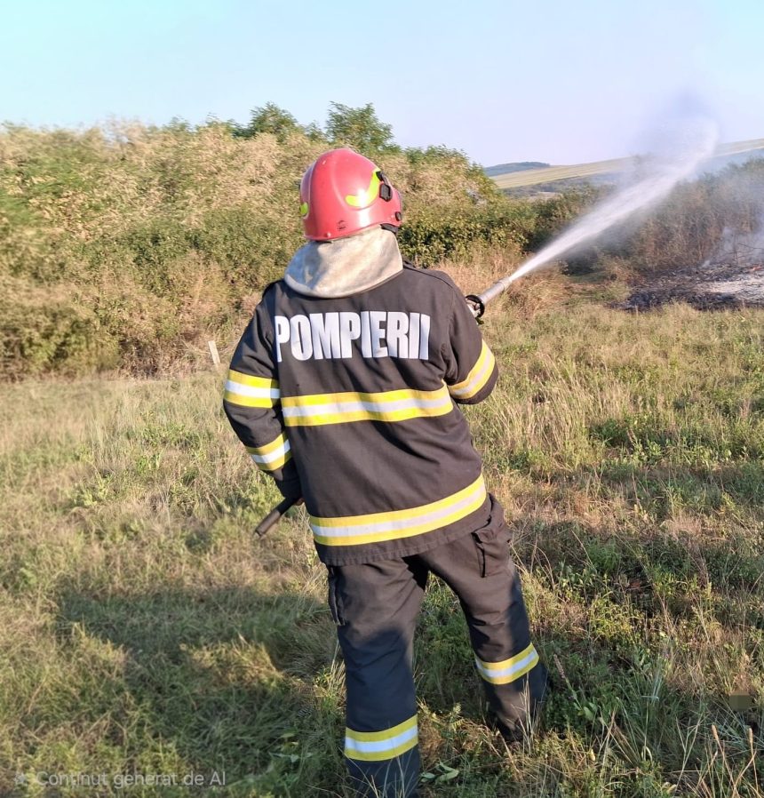 FOTO Incendiu in trei localitati din judetul Botosani in ultimele ore