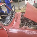 FOTO Masina de epoca aduisa din Elvetia distrusa intr un accident la Botosani
