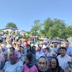 FOTO O multime de credinciosi astazi la sarbatoarea Manastirii Sfantului Ioan Iacob Hozevitul din judetul Botosani