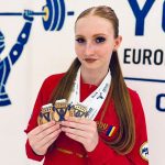 O tanara din Botosani a obtinut trei medalii de bronz la Campionatele Europene de haltere din Kosovo