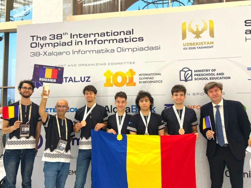 Profesorul din Botosani care a plasat lotul Romaniei de informatica in elita mondiala Adrian Panaete distins pentru contributia sa