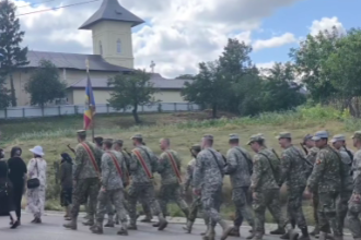 Un veteran de razboi din Botosani a plecat in vesnicie la 103 ani A fost inmormantat cu onoruri militare