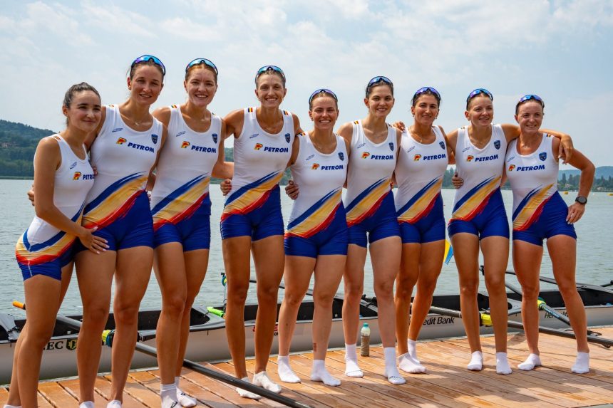 sapte botosaneni au propulsat romania pe primul loc in clasamentul pe medalii la campionatele europene de canotaj din italia