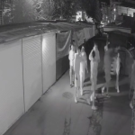 video 15 tineri surprinsi furand pepeni verzi dintr un chiosc din botosani au fost aruncati si distrusi in piata