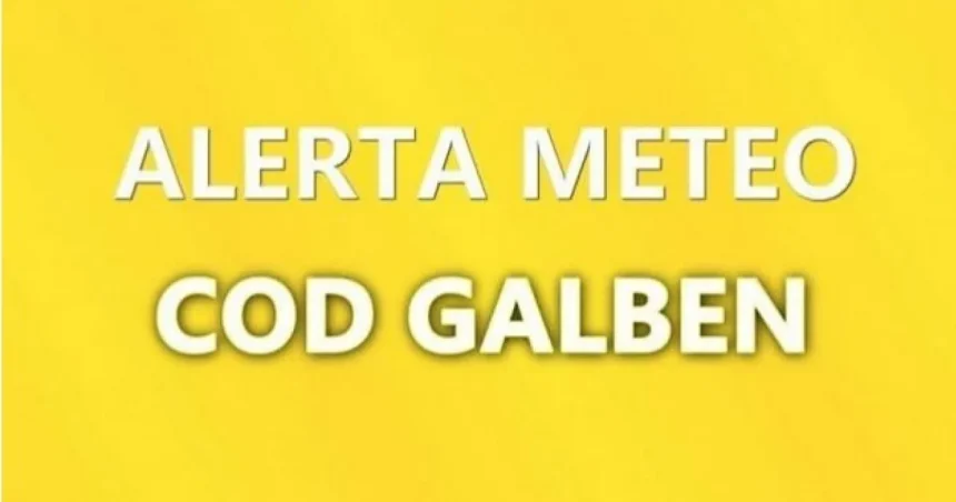 Alertă nowcasting de Cod Galben pentru mai multe localități din județul Botoșani