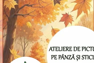 Atelier „Orașul dintre frunze”: pictură pe sticlă și pânză la Muzeul Botoșani