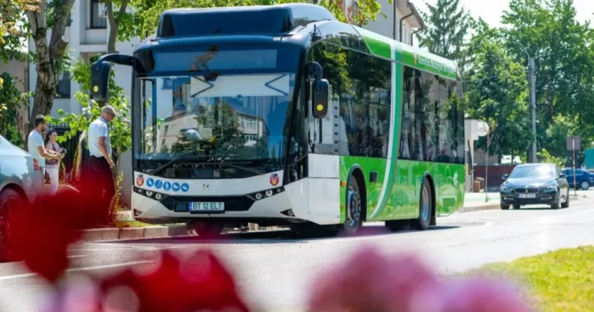 Autobuzele electrice au înjumătățit cheltuielile transportului public din Botoșani