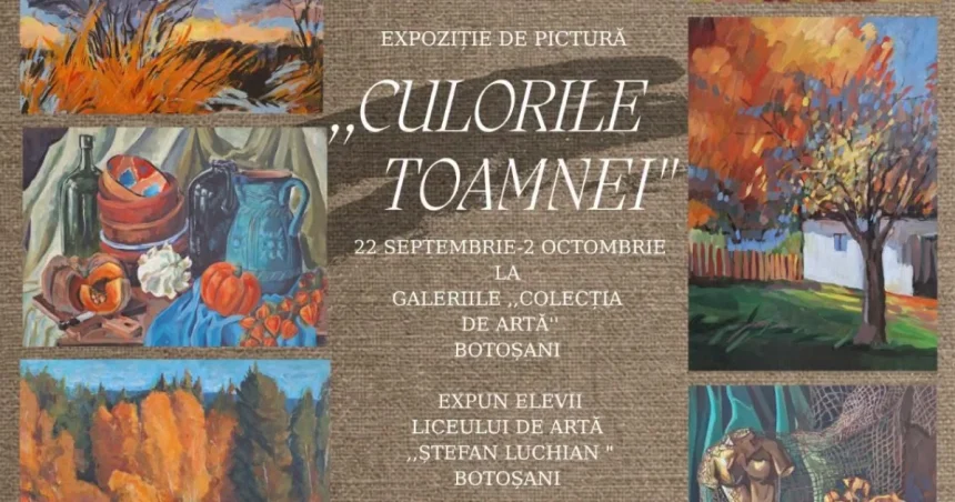 Elevii Liceului de Artă „Ștefan Luchian” Botoșani expun la Galeria „Colecția de Artă”