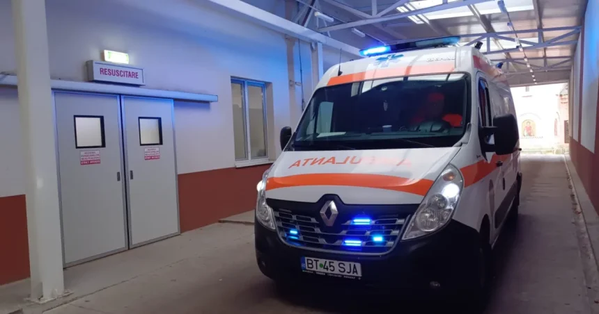 Femeie din Botoșani, în stare gravă după ce a căzut de la etaj