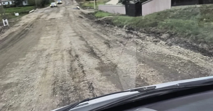 FOTO Transportatorii din Botoșani trag un semnal de alarmă privind starea drumurilor