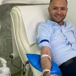 Primarul din Botoșani, Cosmin Andrei, a donat sânge: „Este un gest care poate salva vieți”