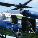 Elicopter al Poliției survolează județul Botoșani astăzi