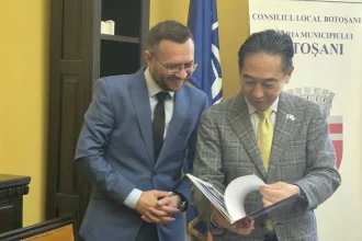 Primarul din Botoșani, vizitat de ambasadorul Japoniei. Subiectele discutate