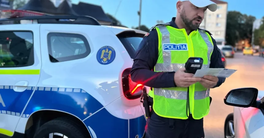 Tânăr de 23 de ani, oprit de polițiști la volan. S-a ales cu dosar penal